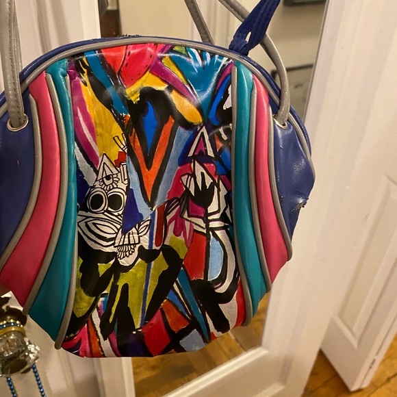 Limited edition cross body bag by LA artist Kim’s Buzzelli - Picture 1 of 5